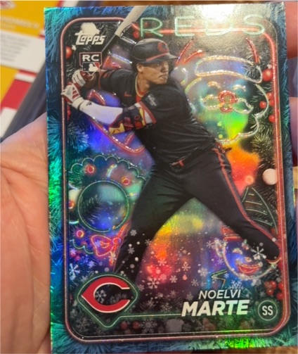 2024 Topps Holiday #H200 Noelvi Marte — front