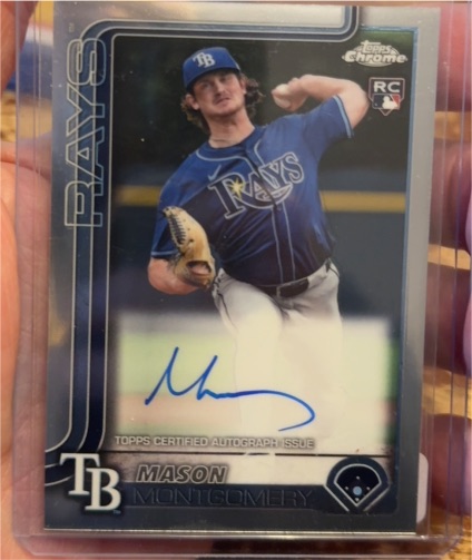 2025 Topps Chrome #RA-MMO Mason Montgomery — front