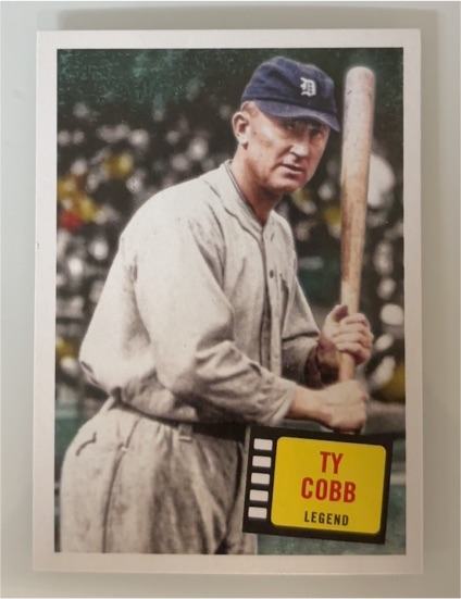 2023 Topps Archives 1957 Topps Hit Stars #57HS-1 Ty Cobb — front