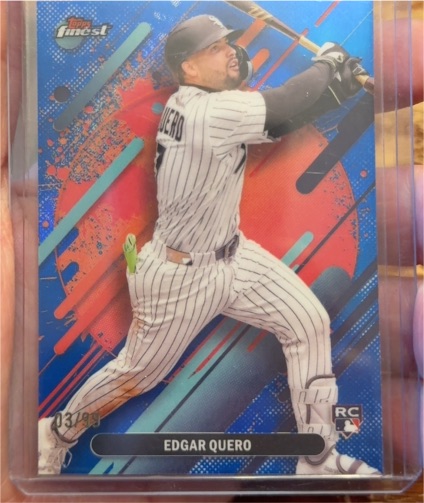2025 Topps Finest #209 Edgar Quero — front