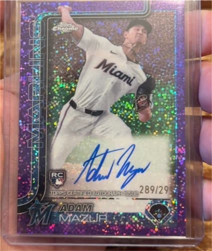 2025 Topps Chrome #RA-AM Adam Mazur — front