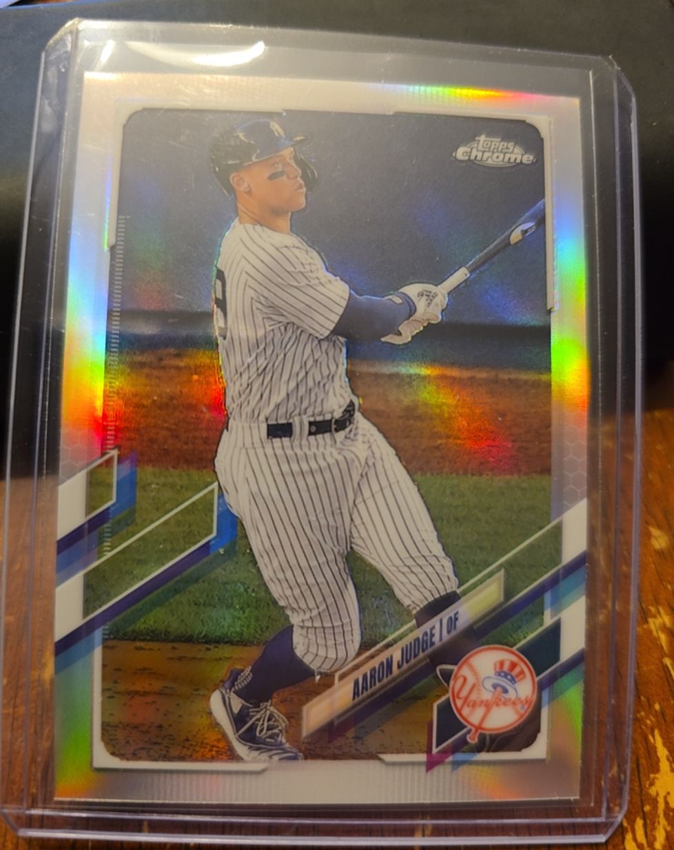 2021 Topps Chrome #99 Aaron Judge — front