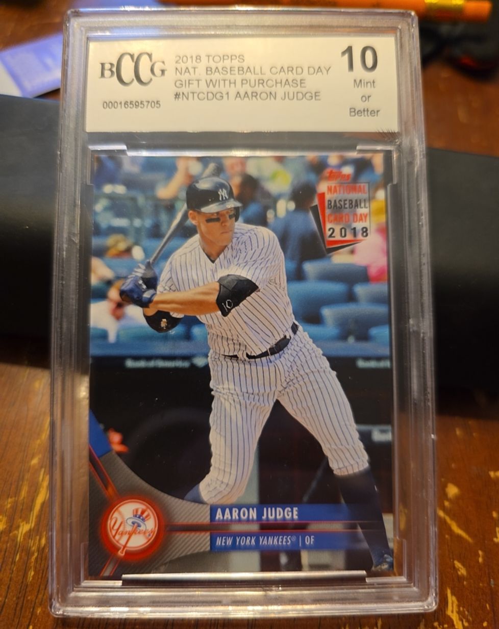 2018 Topps National Baseball Card Day #NTCDG1 Aaron Judge — front