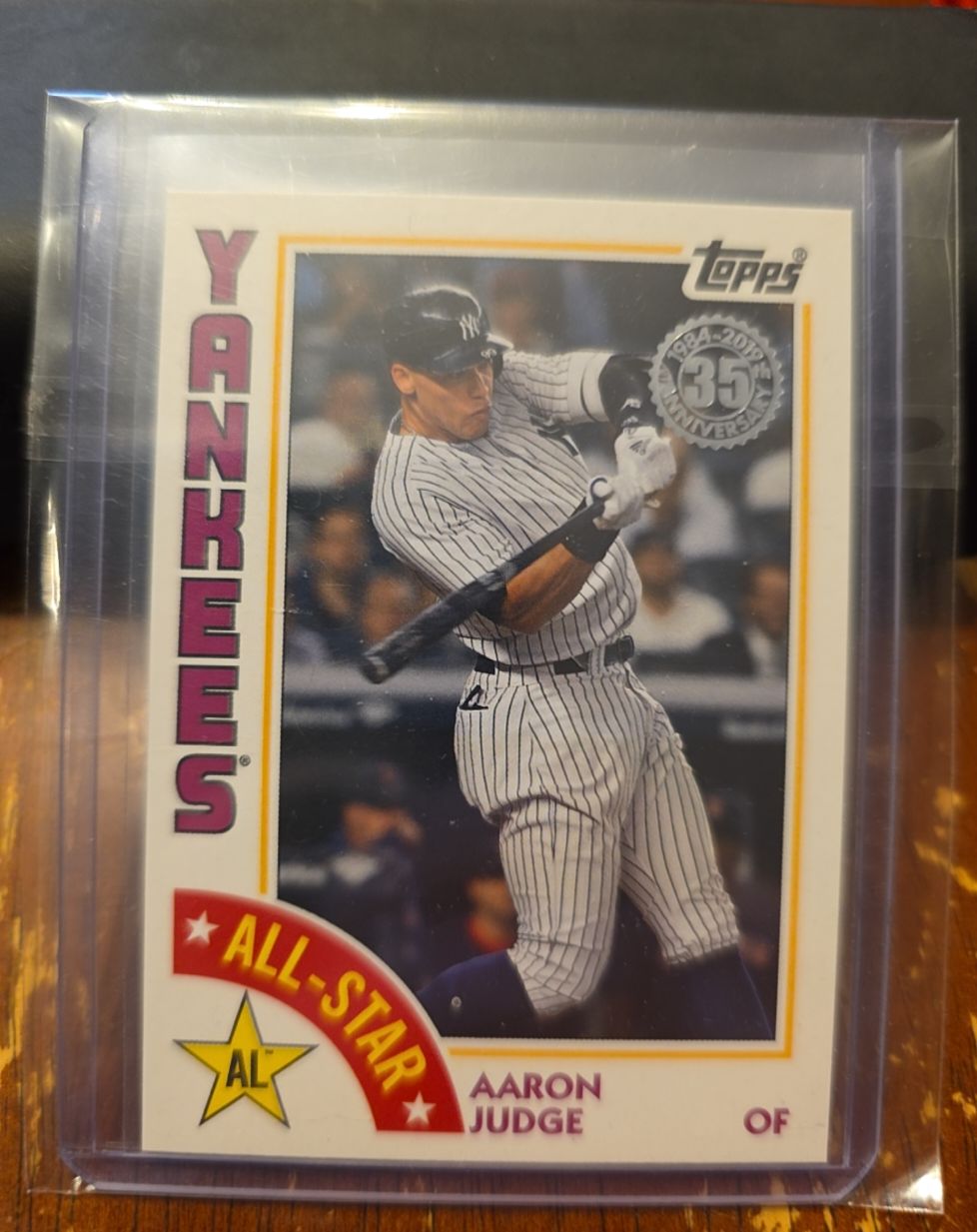 2019 Topps 1984 Topps Baseball All-Stars #84AS-AJ Aaron Judge — front