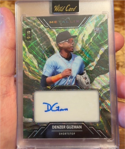 2024 Wild Card Metallix #WMPA-DG Denzer Guzman — front