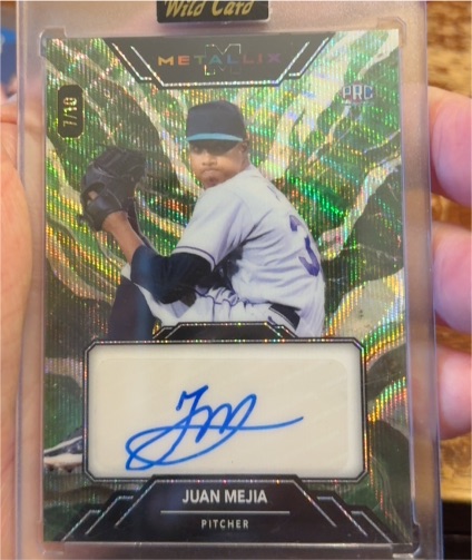 2024 Wild Card Metallix #7/8 Juan Mejia — front