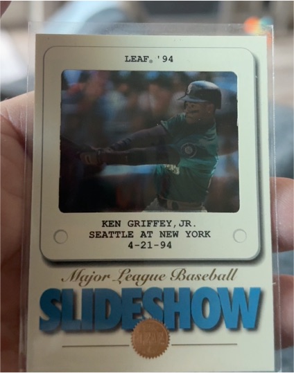 1994 Leaf Slide Show #9 Ken Griffey Jr. — front