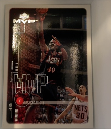 1999-00 Upper Deck MVP #122 Tyrone Hill — front
