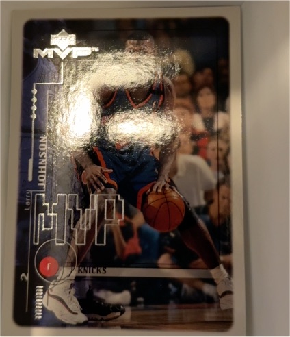 1999-00 Upper Deck MVP #108 Larry Johnson — front