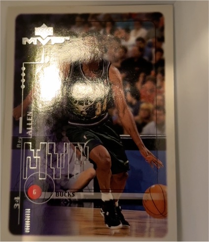 1999 Upper Deck MVP #87 Ray Allen — front