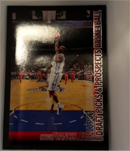 2005-06 Bowman Draft Picks & Prospects #43 Steve Francis — front