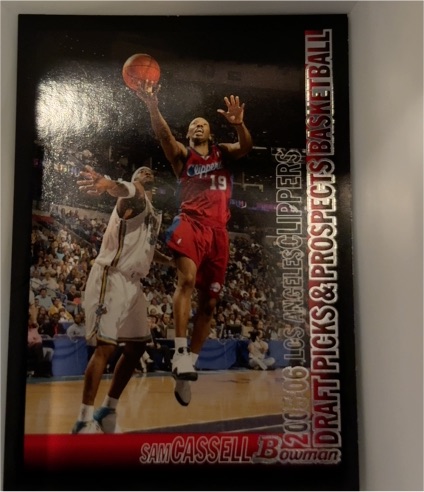 2005-06 Bowman Draft Picks & Prospects #75 Sam Cassell — front