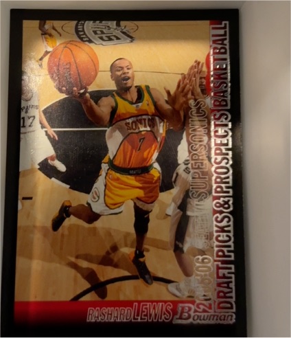 2005-06 Bowman Draft Picks & Prospects #44 Rashard Lewis — front