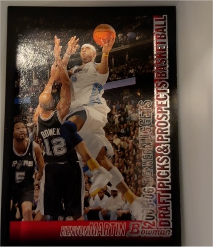 2005-06 Bowman Draft Picks & Prospects Basketball #93 Kenyon Martin — front