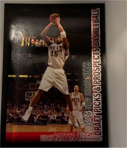 2005-06 Bowman #55 Vince Carter — front