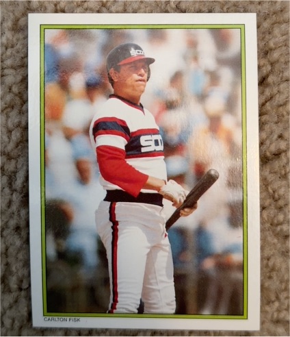 1986 Topps #28 Carlton Fisk — front