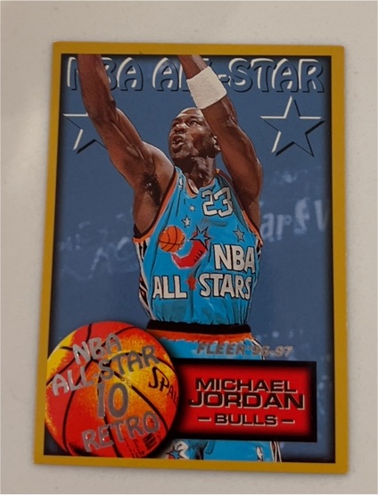 1996-97 Fleer NBA All-Star 10 Retro #282 Michael Jordan — front