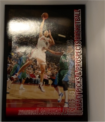 2005-06 Bowman #63 Zydrunas Ilgauskas — front