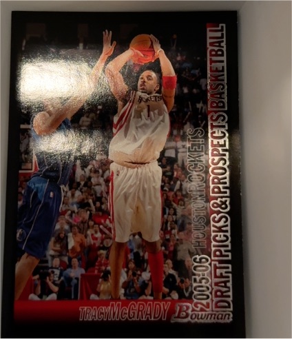2005-06 Bowman #70 Tracy McGrady Houston Rockets — front
