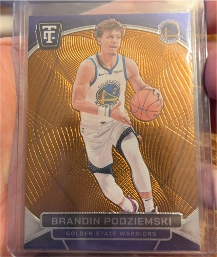 2024-25 Panini Totally Certified #116 Brandin Podziemski — front