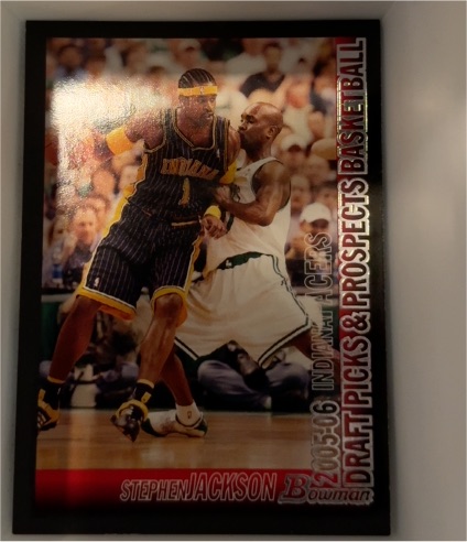 2005-06 Bowman Draft Picks & Prospects #9 Stephen Jackson — front