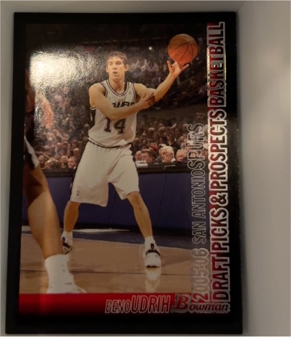 2005-06 Bowman #94 Beno Udrih — front