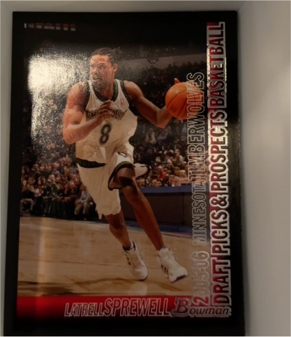 2005-06 Bowman Draft #29 Latrell Sprewell — front