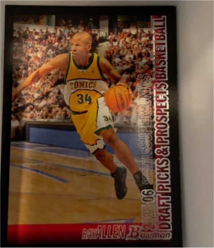 2005-06 Bowman Draft Picks & Prospects #60 Ray Allen — front