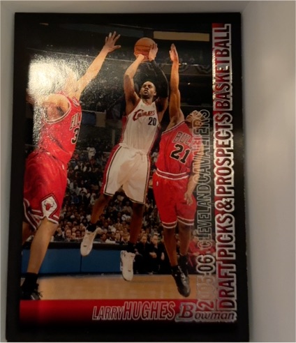 2005-06 Bowman Draft Picks & Prospects #33 Larry Hughes — front