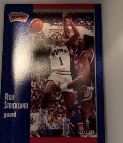 1991-92 Fleer #188 Rod Strickland — front