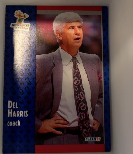 1991-92 Fleer #115 Del Harris — front