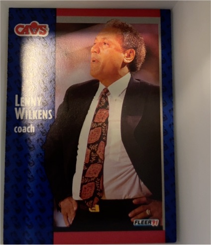 1991-92 Fleer #41 Lenny Wilkens Cleveland Cavaliers — front