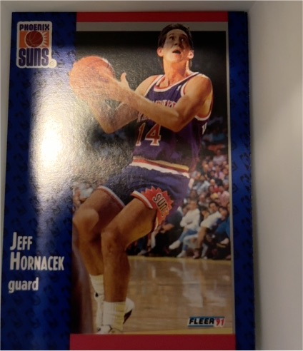 1991-92 Fleer #160 Jeff Hornacek — front
