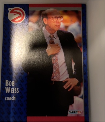1991-92 Fleer Basketball #5 Bob Weiss — front