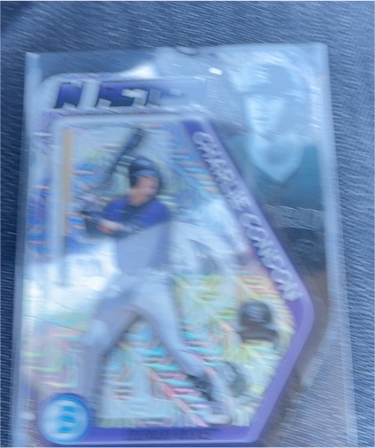 2025 Bowman Draft Charlie Condon #BIA-4 In Action Mojo Refractor Rockies — front