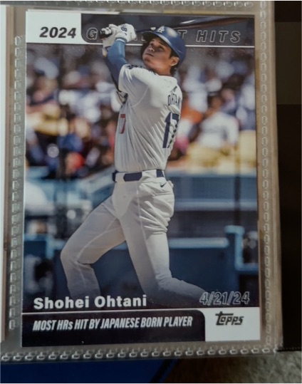 2025 Topps Series 1 #GH-8 Shohei Ohtani 2024 Greatest Hits — front