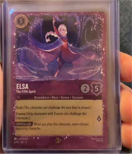 Disney Lorcana 2023 #6/P3 Elsa - The Fifth Spirit — front
