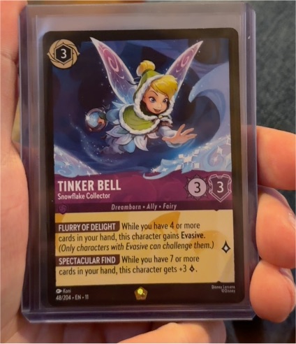 2026 Lorcana Winterspell #48 Tinker Bell - Snowflake Collector — front