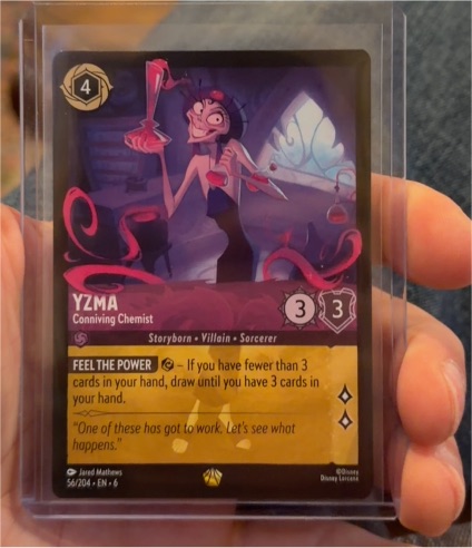 Disney Lorcana 2023 #56 Yzma - Conniving Chemist — front