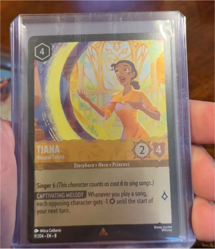 Lorcana Reign of Jafar #9/204 Tiana Natural Talent — front