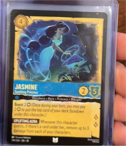 2024 Disney Lorcana Whispers in the Well #149 Jasmine - Soothing Princess — front