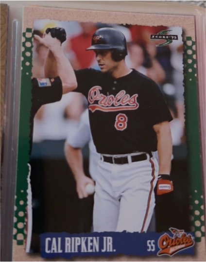 1995 Score #3 Cal Ripken Jr. Baltimore Orioles — front