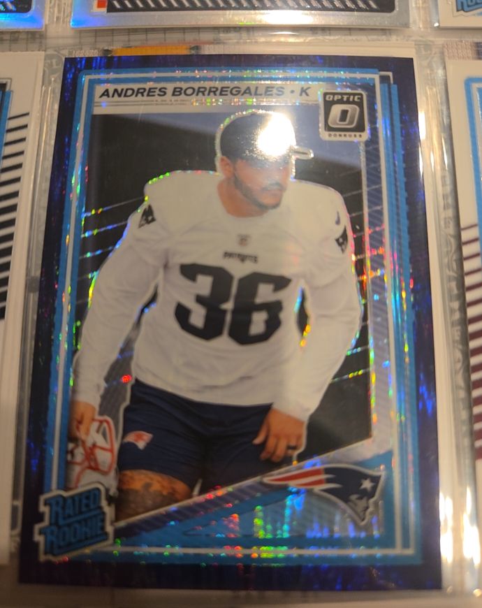 2025 Donruss Optic #287 Andres Borregales — front