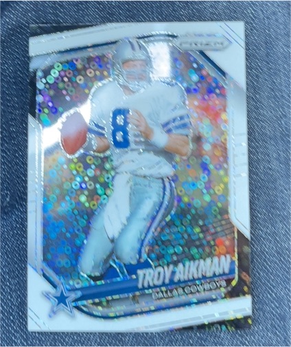 2025 Panini Prizm #179 Troy Aikman White Disco — front