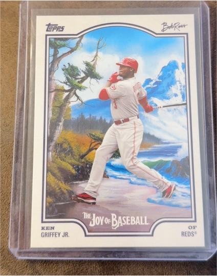 2025 Topps X Bob Ross The Joy of Baseball #54 Ken Griffey Jr. — front