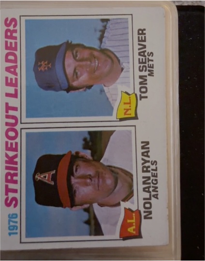 1977 Topps #6 Nolan Ryan / Tom Seaver — front