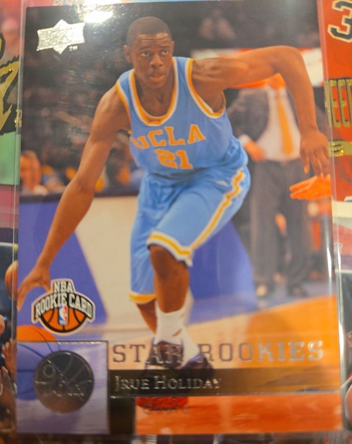 2009-10 Upper Deck #217 Jrue Holiday Star Rookies — front