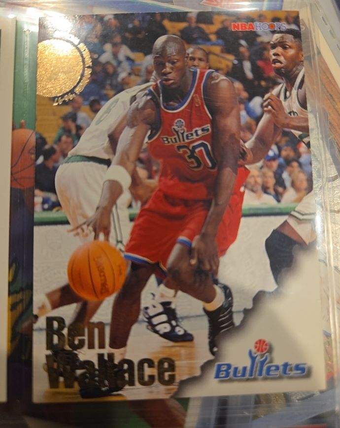 1996-97 NBA Hoops #314 Ben Wallace — front