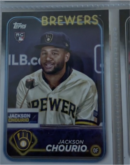2024 Topps Chrome Update #USC18 Jackson Chourio — front
