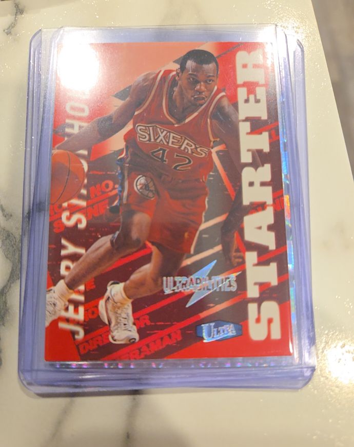 1997-98 Fleer Ultra Ultrabilities Starter #19 Jerry Stackhouse — front